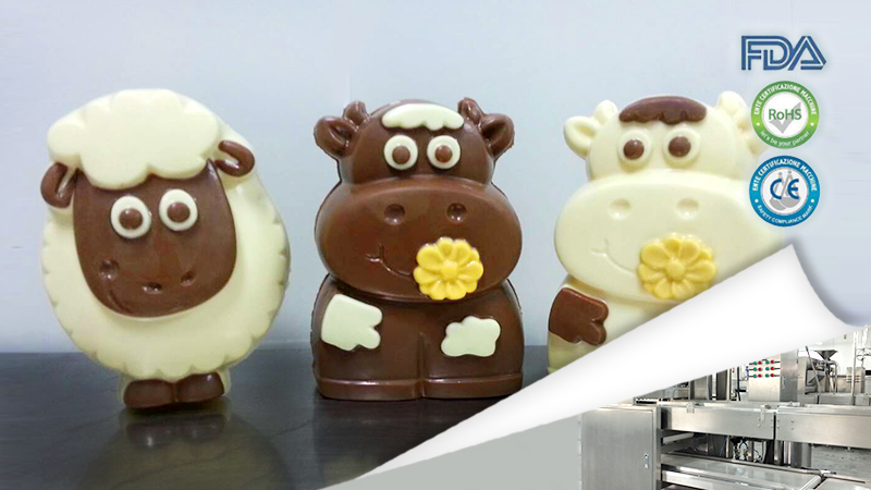 Chocolate Decoration Production Line & TRAYING Machine (MF-DE)